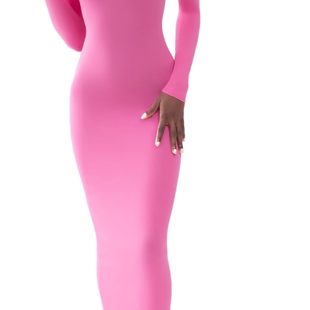 Amazon Women's Vibrant Pink Maxi Dress